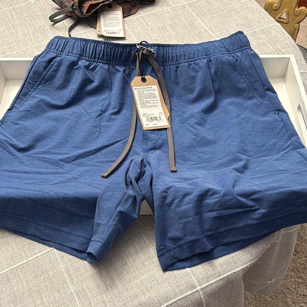 Prana Men's Hybrid Shorts - Blue